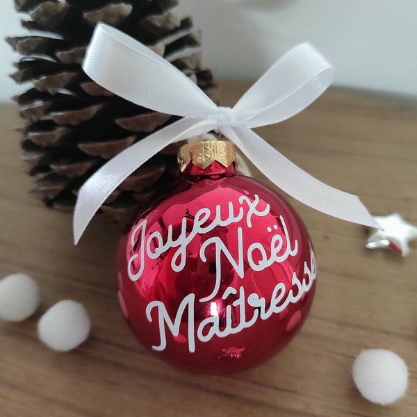 Cadeau de Noël maîtresse, cadeau de Noël pour Nounou