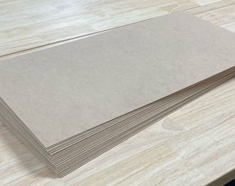 MDF - 1/16" (1.5mm) - 12" x 20" - 25 Sheets