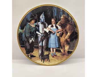 The Wizard of Oz We're Off To See The Wizard 50th Anniversary Collectors Plate