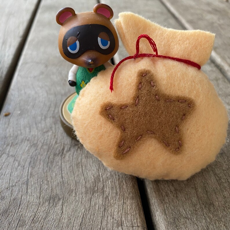Animal Crossing Bell Bag Felt Sewing Pattern Etsy
