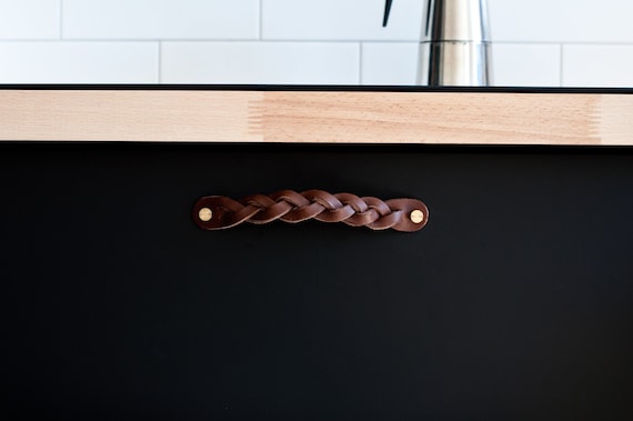 etsy drawer pulls leather