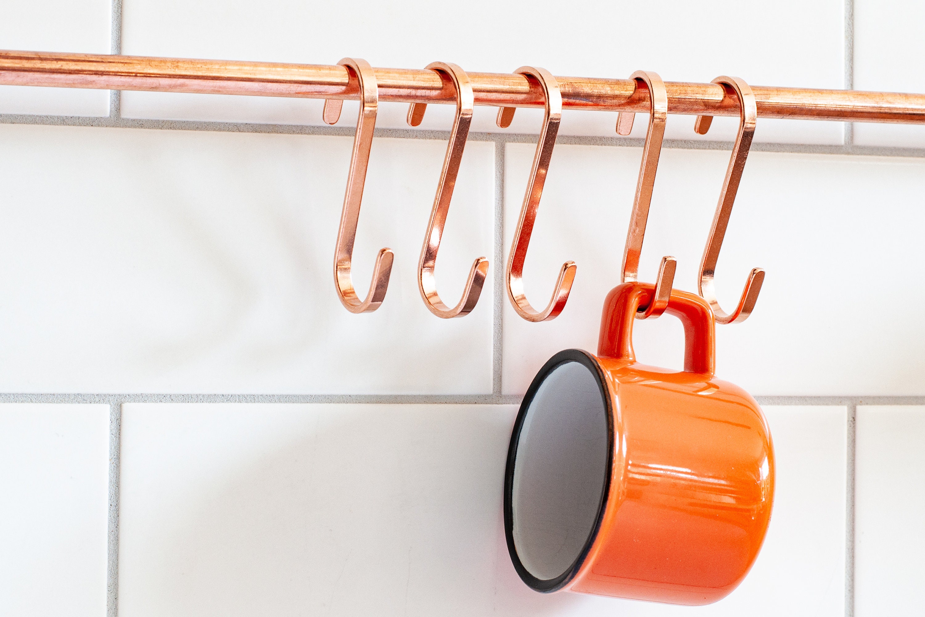 Kitchen S Hooks Solid Brass S Hooks Stainless Steel S Etsy UK