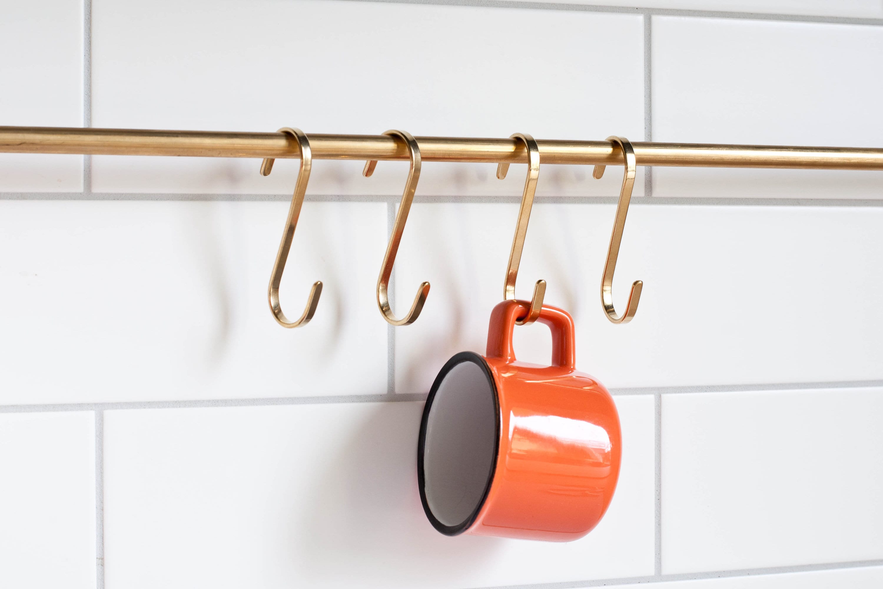 Kitchen S hooks solid brass S hooks stainless steel S Etsy