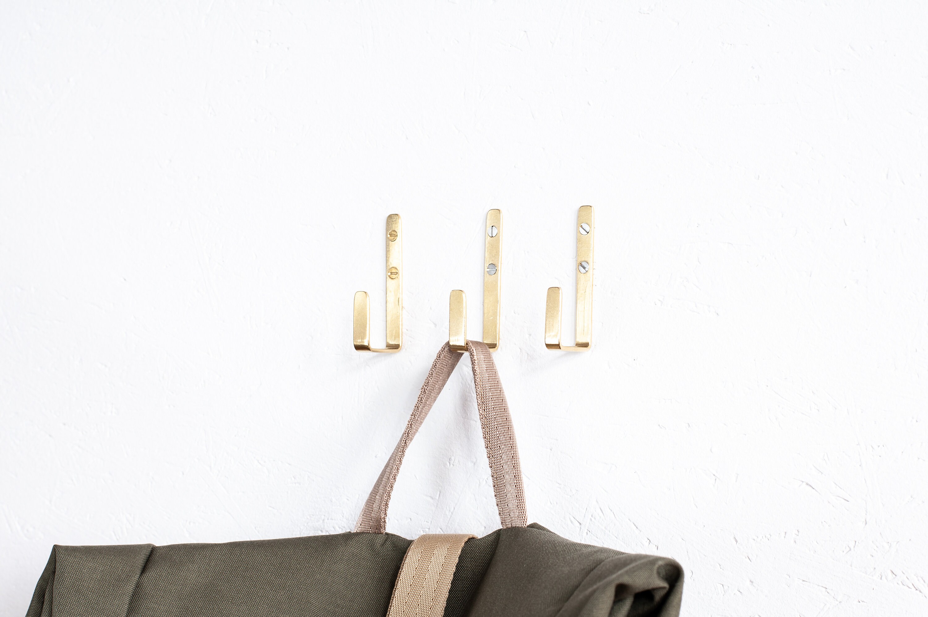 Set of 3 Copper J Hooks Copper Wall Hooks Copper Coat Hooks Etsy