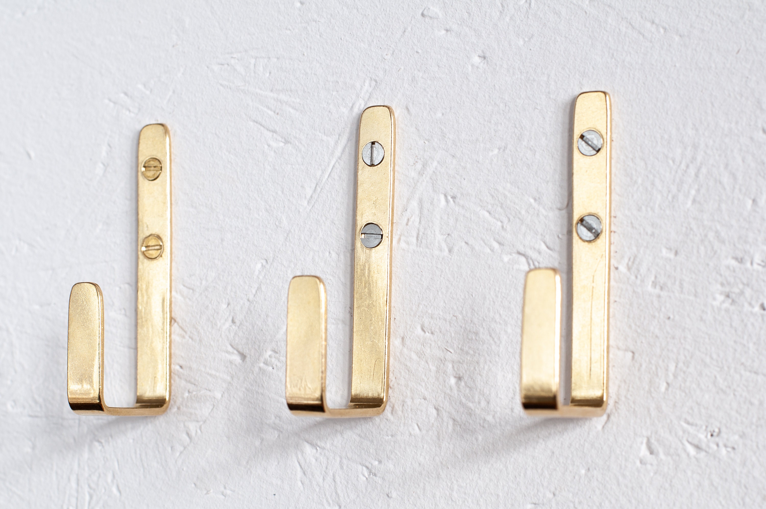 Set of 3 Copper J Hooks Copper Wall Hooks Copper Coat Hooks Etsy