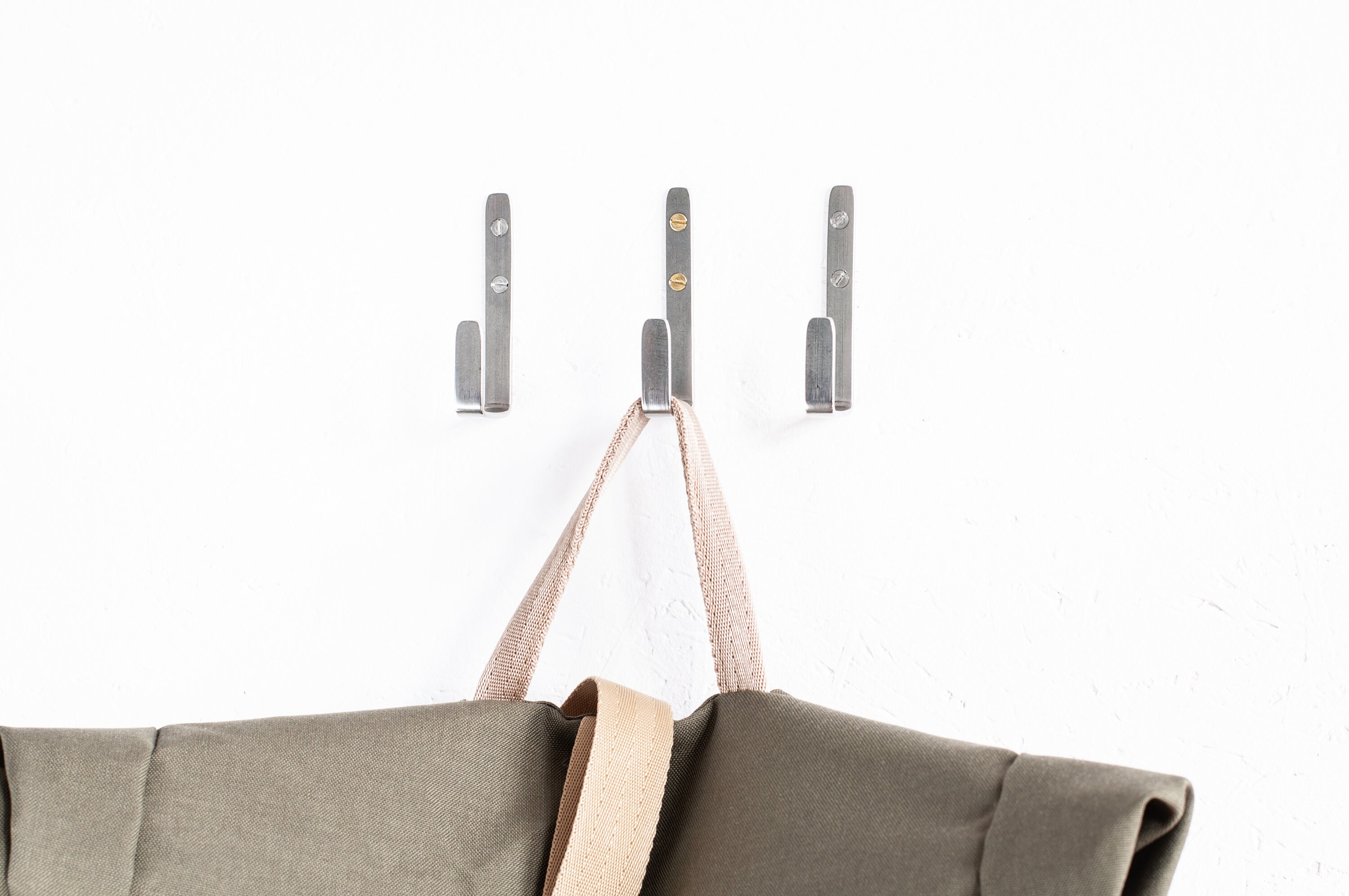 Set of 3 Copper J Hooks Copper Wall Hooks Copper Coat Hooks Etsy