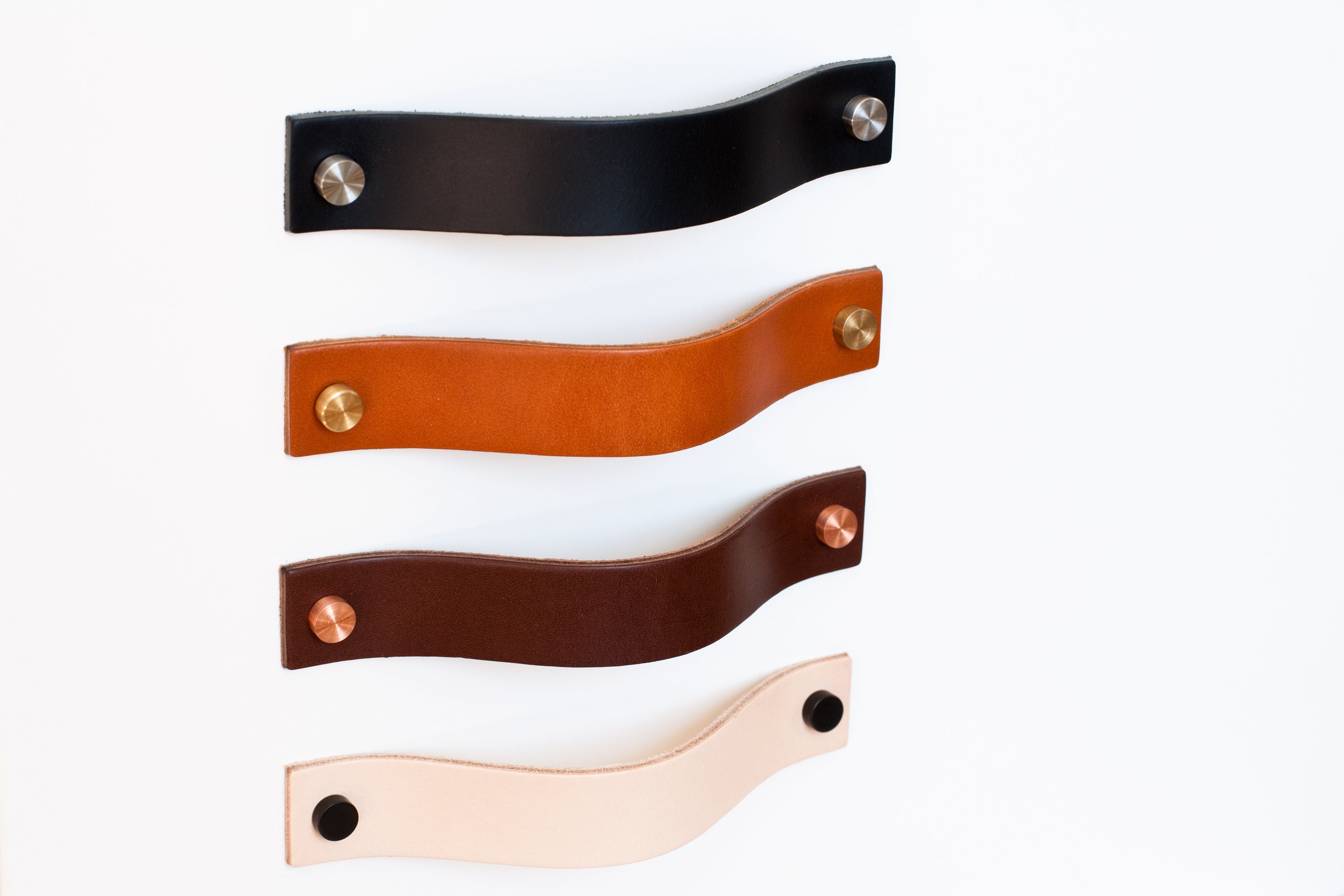 Leather Drawer Pull Leather Handle Leather Pull Leather Etsy Australia