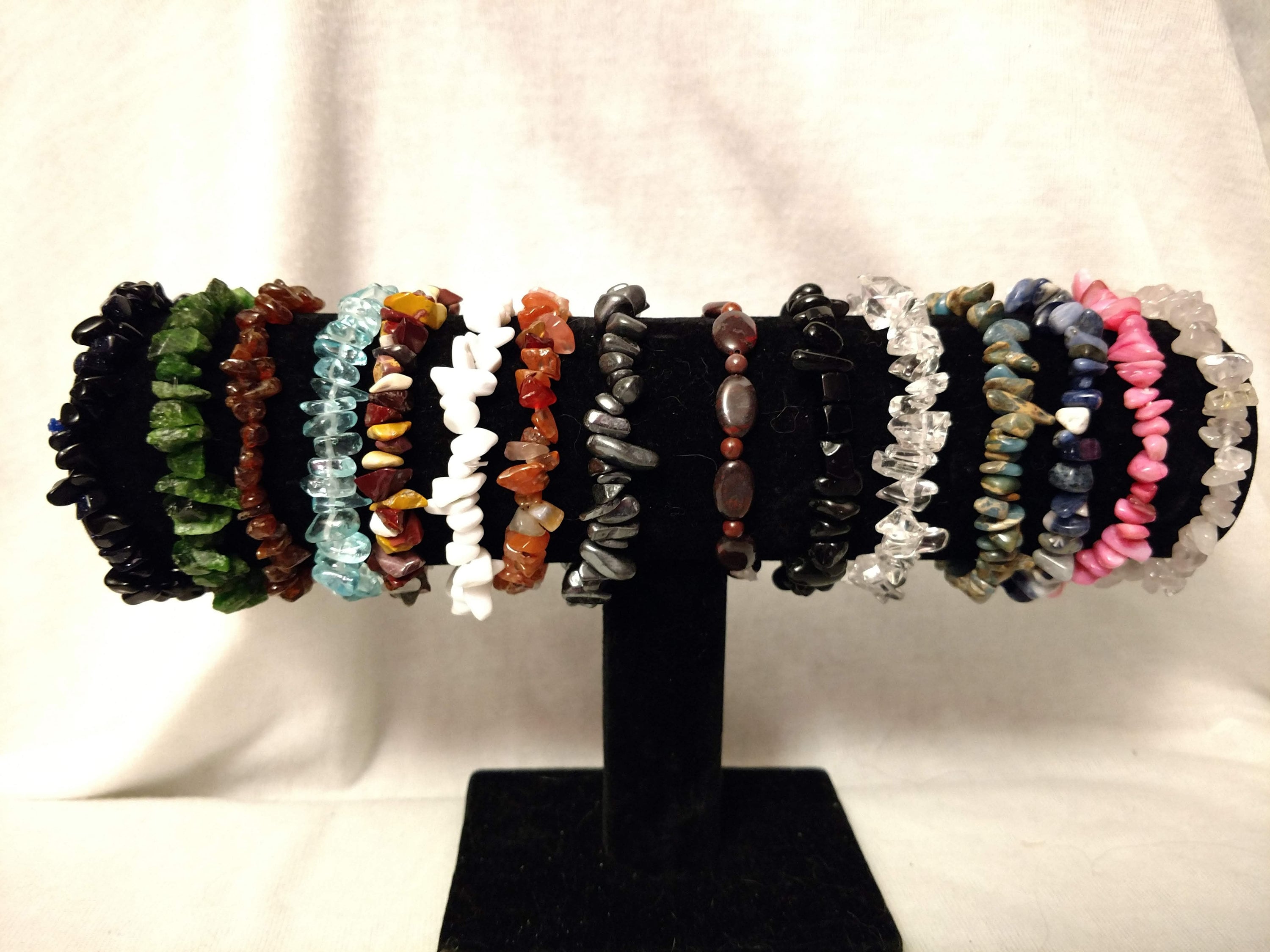 Stone Chip Bracelets Etsy