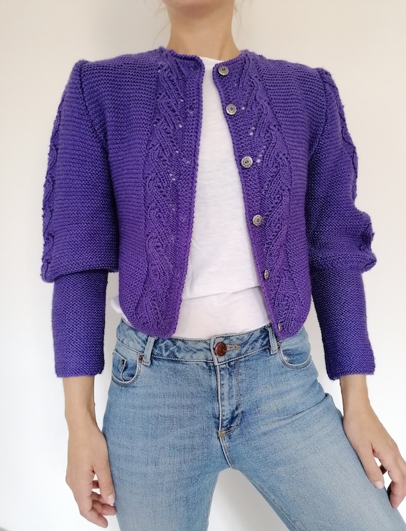 Vintage cardigan V R O N I traditional jacket aust
