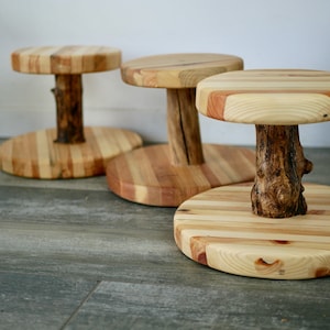 Children's stool in recycled pallet and driftwood