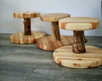Children's stool in recycled pallet and driftwood