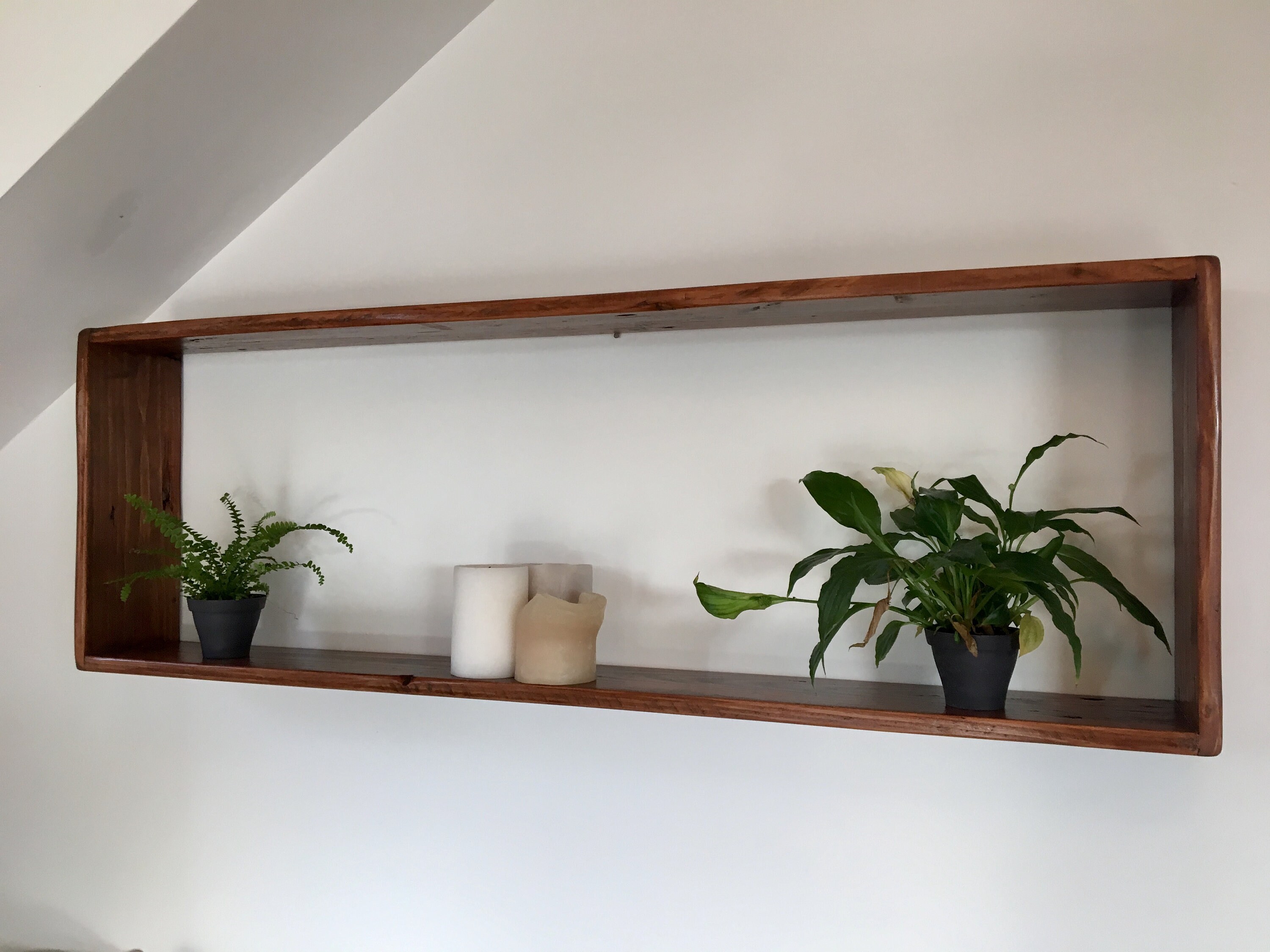 Etagère Murale Panoramique Bois de Palette Recyclé Spirit 1