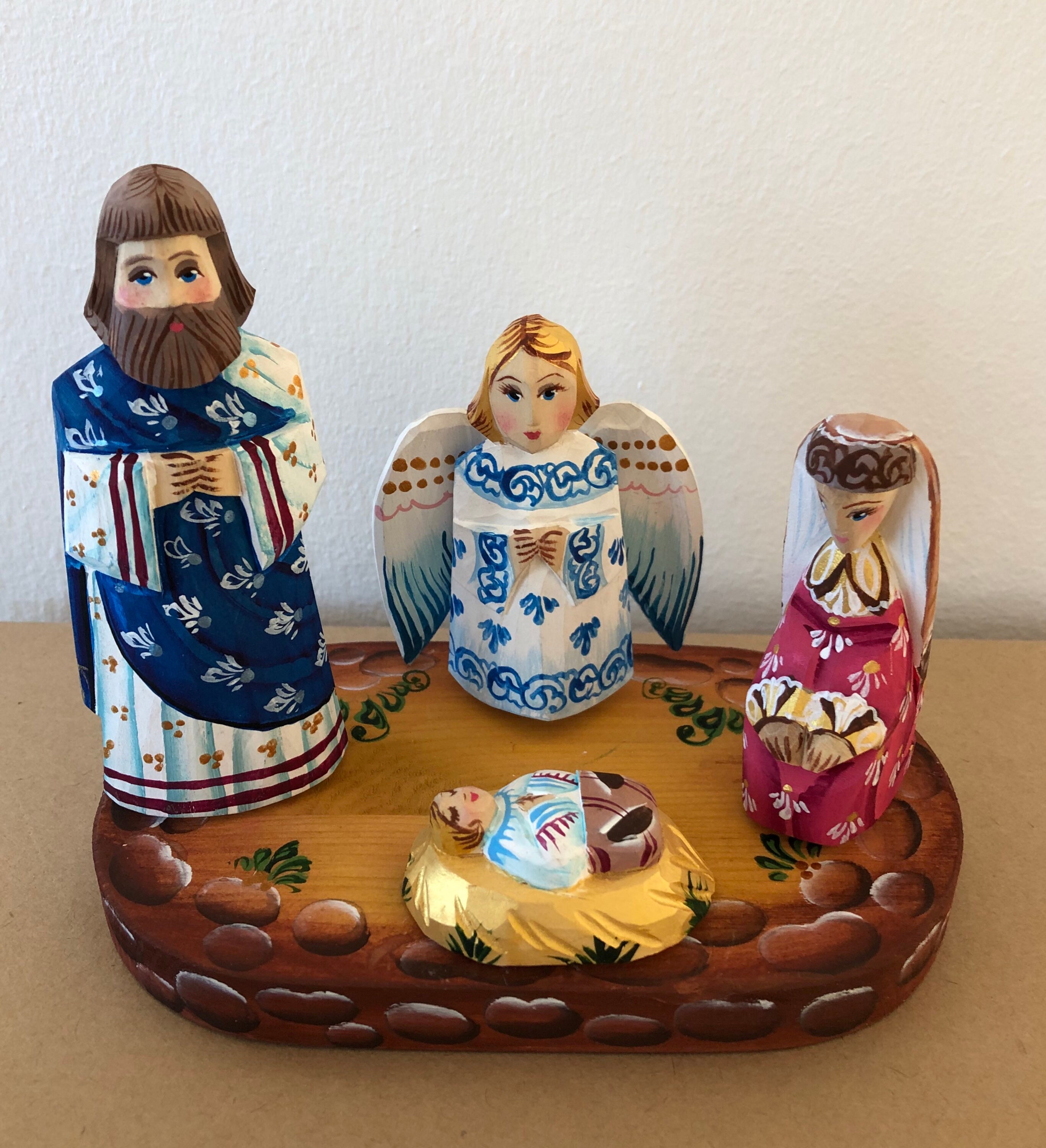 Conjunto de Natividad de Madera Navidad | Etsy