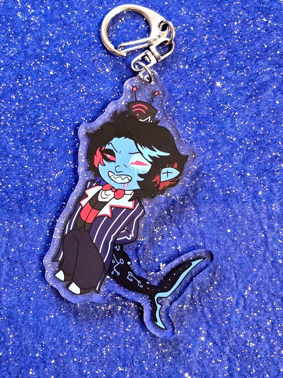 Voco Key Chain Double-sided Humanoid Vox Keychain - Etsy