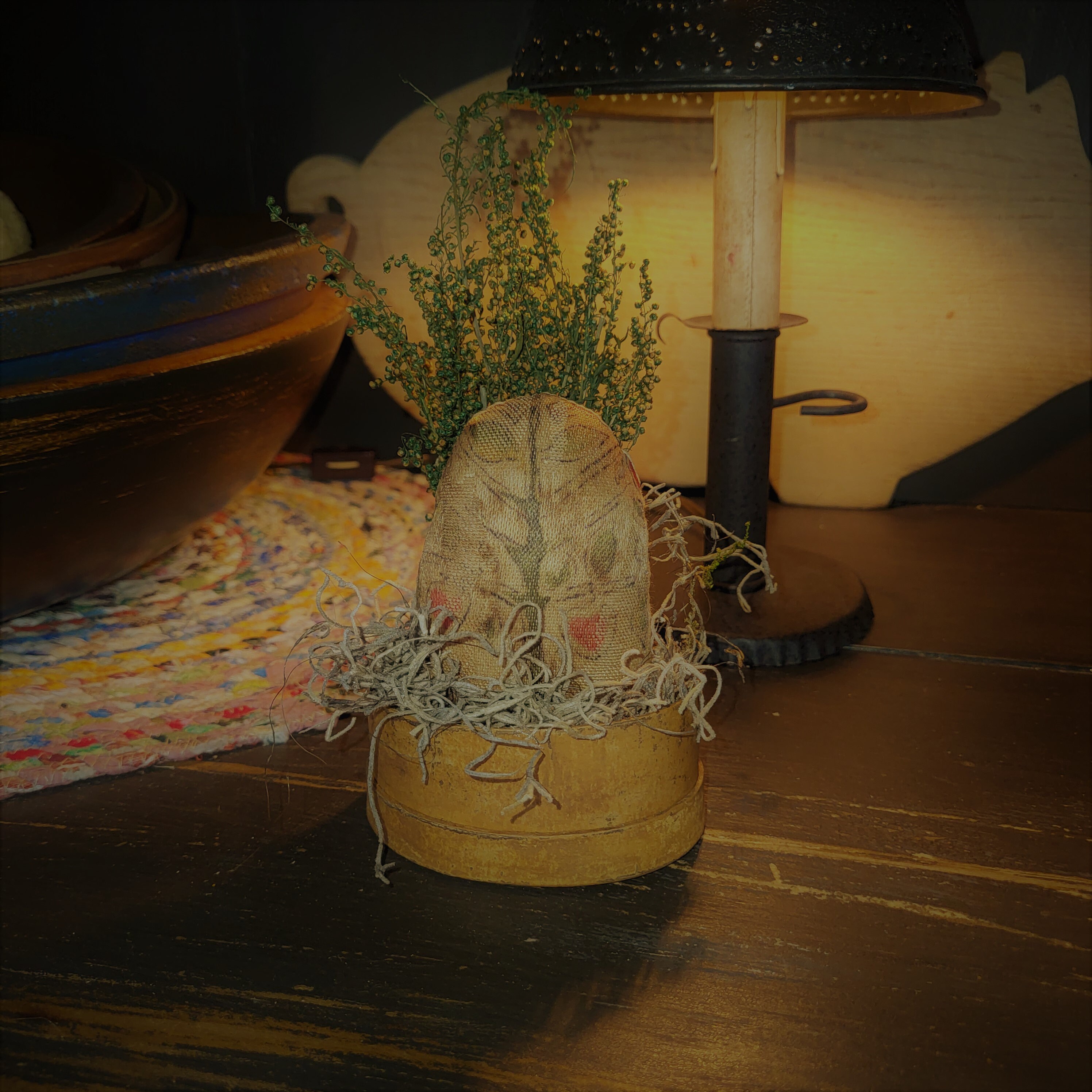 Primitive Farmhouse Tree of Life Easter Egg Paper Mache Box Etsy