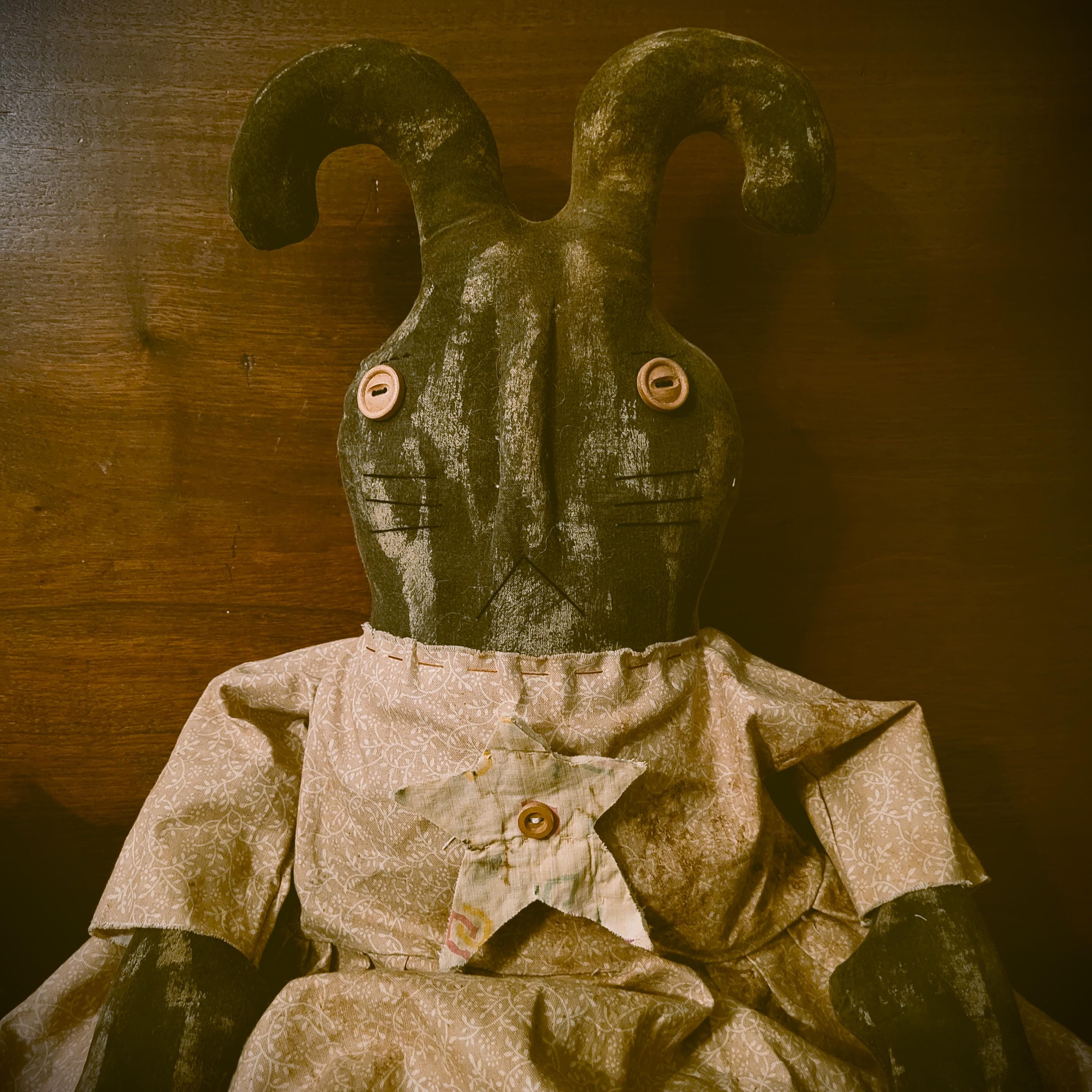 Primitive Bunny Rabbit Easter Spring Folk Art - Etsy