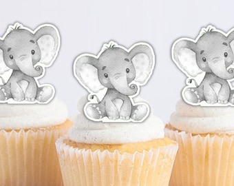 Elephant Giraffe Rhino Lion And Monkey 5 Styles Gold Glitter Jungle Safari Animal Cupcake Toppers Cake Picks Holders Set Of 30 For Baby Showers Birthday Party Cupcake Cake Decorations