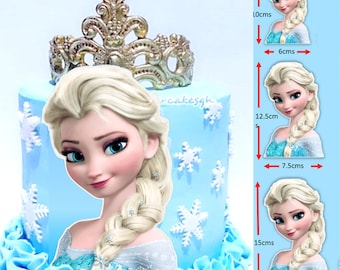 Elsa Cake Topper - Etsy