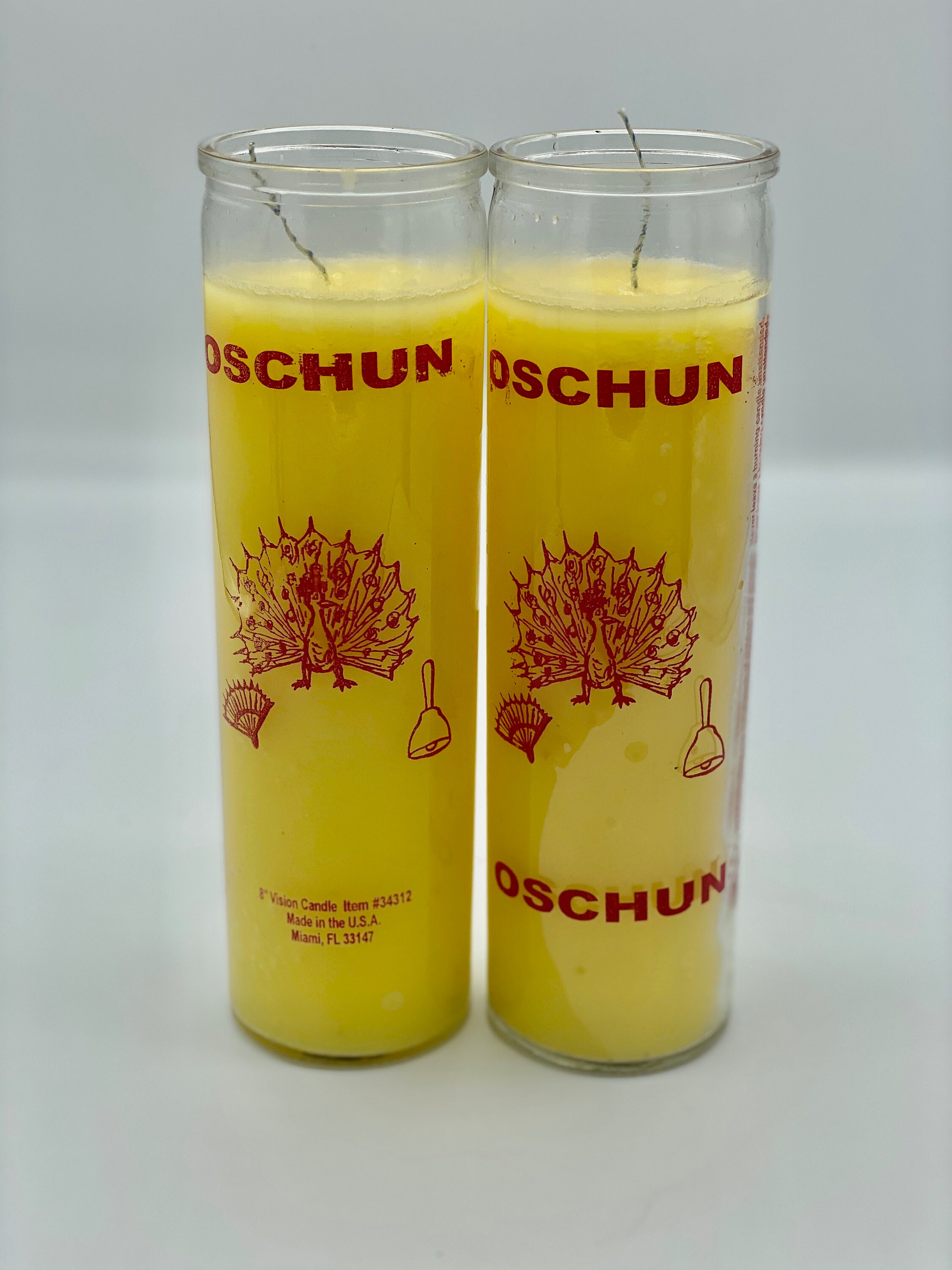 Orisha Oshun Goddess Of Love Fertility Yellow Prayer Candle, 51 OFF