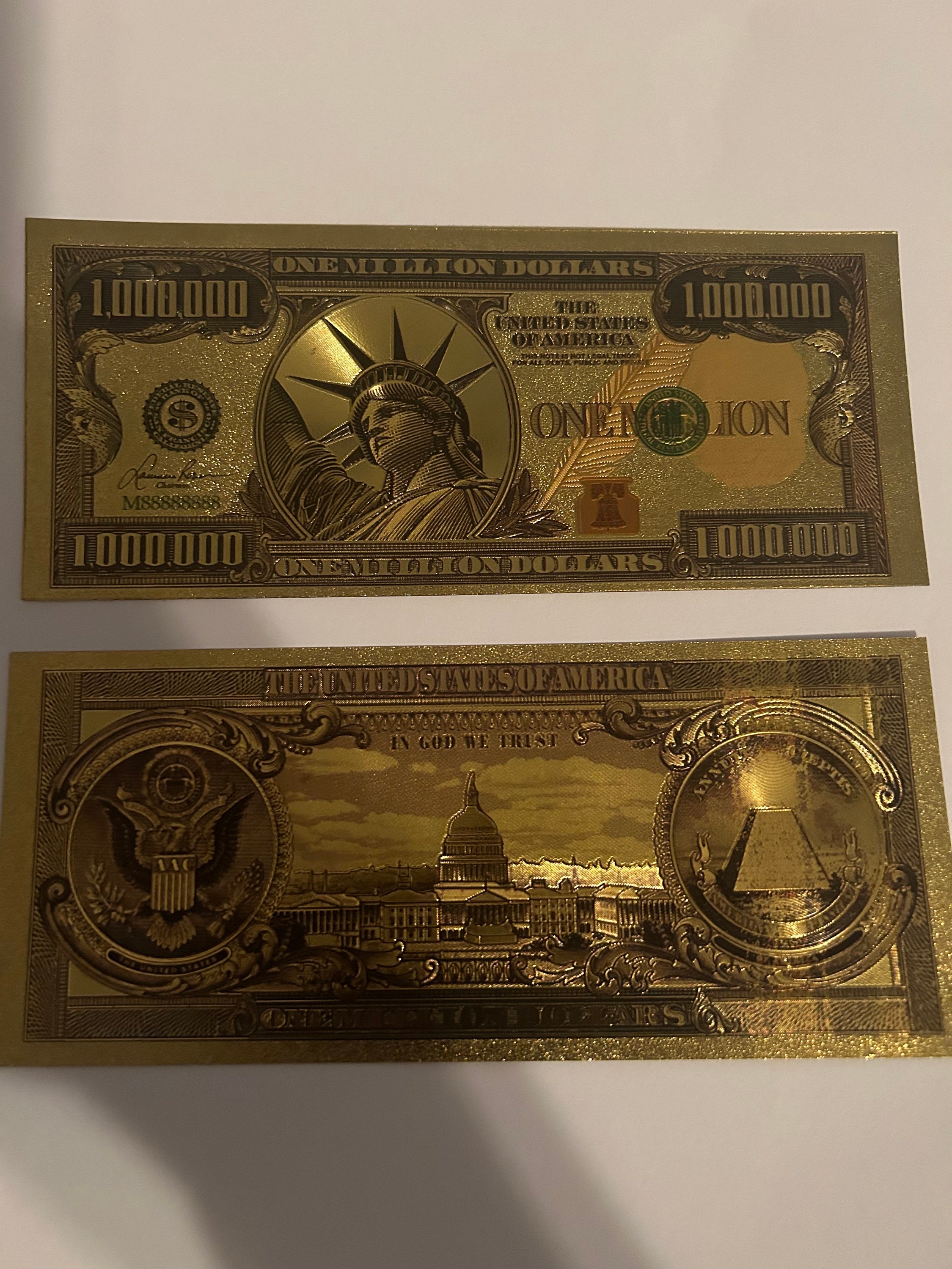 24k Gold Plated Espeon Eevee Pokemon Banknote for Sale in