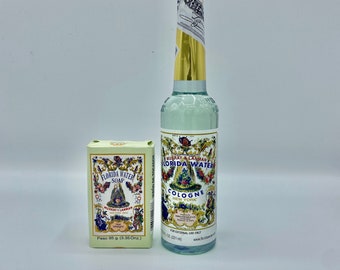 Florida Water + Florida Water Soap (7.5oz Bottle)  Murray & Lanman, Spiritual Cleansing, Holy Water Spray, Cologne, Healing Gift