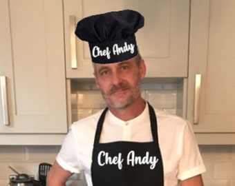 Pizza Personalised Chef Hat Girls Gift Fun Novelty Kitchen