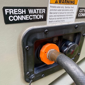 RV Water Tank Hose Keeper