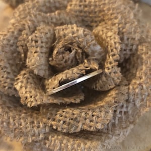 Handmade 1mm Solid Silver Stacking Ring / 925 Sterling Silver Stack Ring / Dainty Silver Band / Thin Band / Simple Band