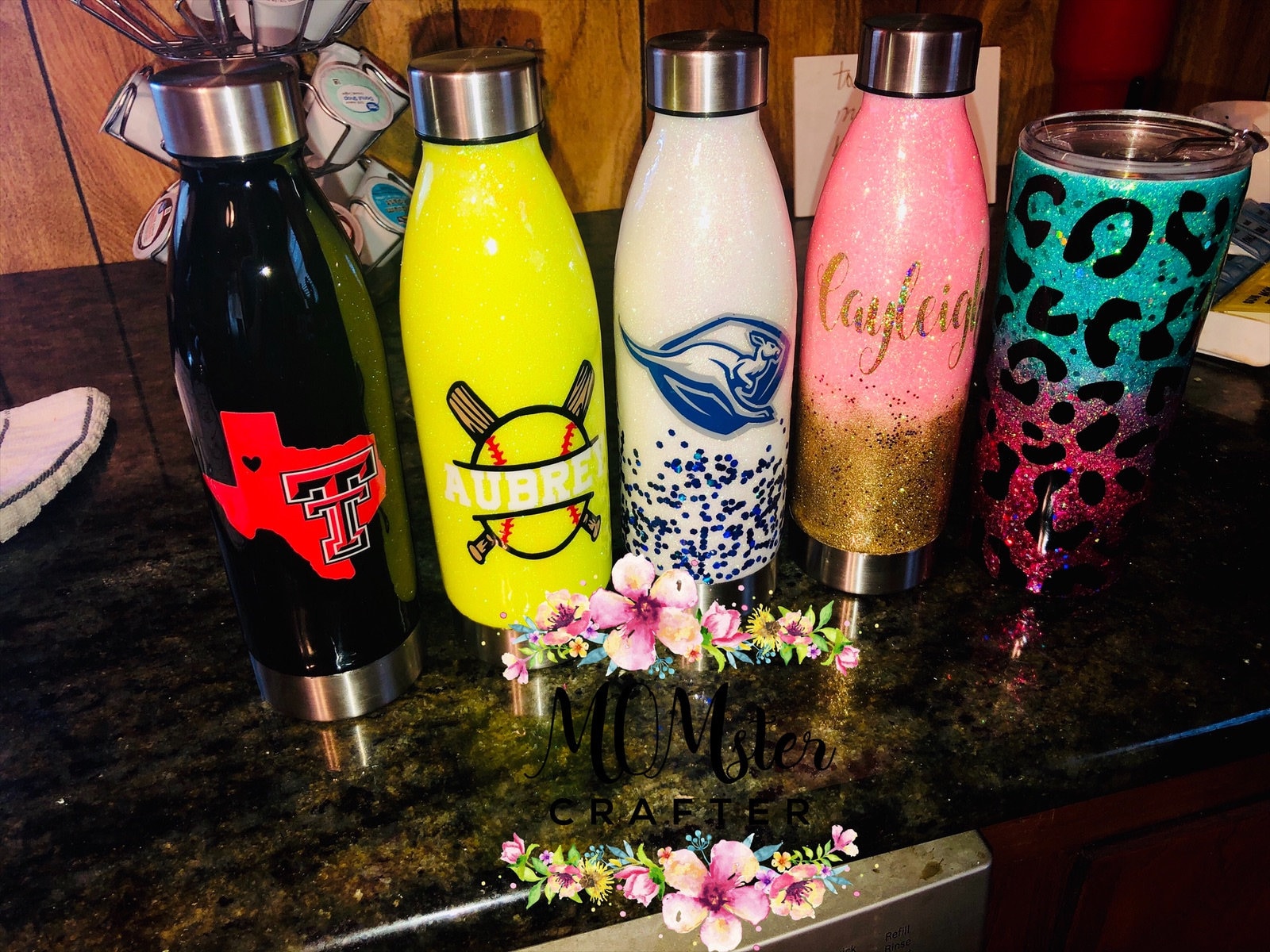 Customized water bottles Etsy