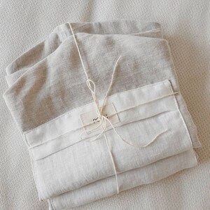 Linen Hanger Cover with a pocket for botanical aroma sachets Herbal Linen Hanger Cover Garment storage image 5