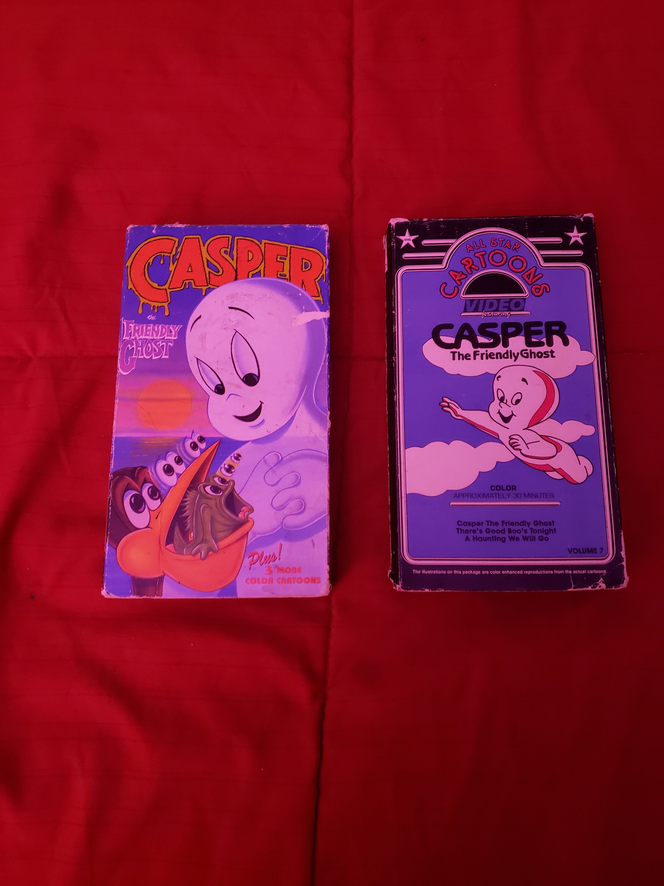 Casper Cartoon VHS Duo Etsy