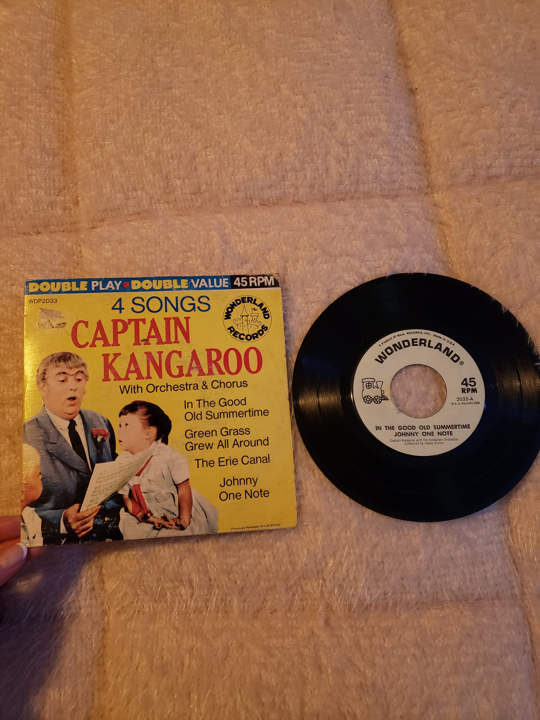 Captain Kangaroo 45rpm record Etsy