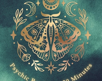 Psychic Reading 30 Minutes, Insightful Spiritual Guidance for Clarity and Life Decisions, Perfect Metaphysical Gift