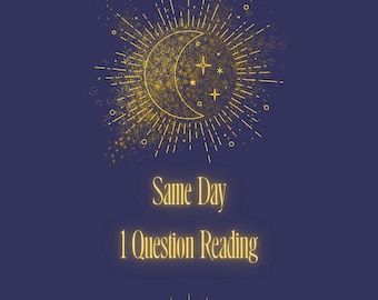 Same Day Psychic Reading: Quick 1 Question Spiritual Guidance & Accurate Life Answers for Insight