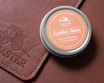 Leather Balm and Conditioner - 2 oz hand-poured in Lancaster, PA