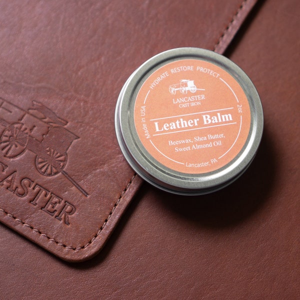 Leather Balm and Conditioner - 2 oz hand-poured in Lancaster, PA