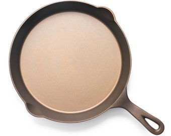 No. 8 Lancaster Cast Iron Skillet - 10.5” Smooth, Lightweight Pan made in the USA