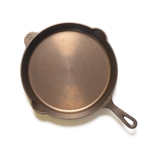 No. 10 Lancaster Cast Iron Skillet - 11.5” Smooth, Lightweight Pan made in the USA