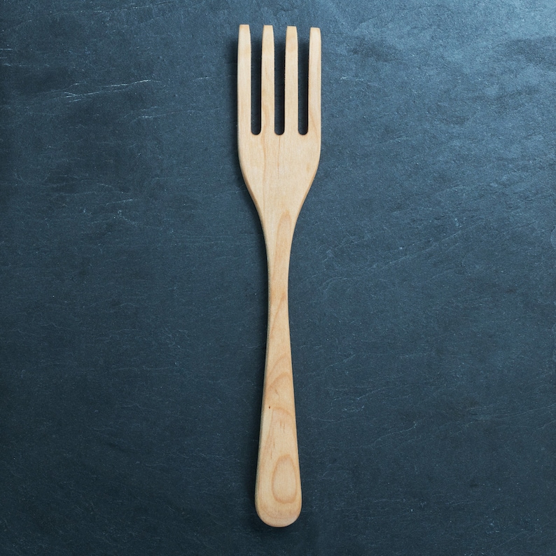 Handmade Wooden Pasta Fork 12 Made in the USA Etsy