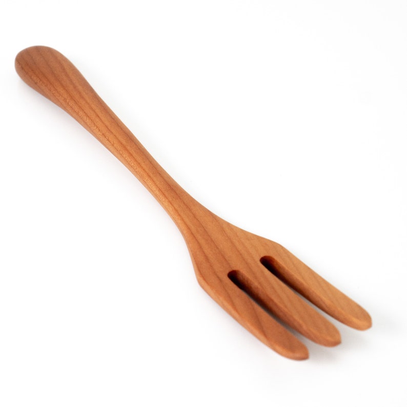 Handmade Wooden Pasta Fork 10.5 Made in the USA with Etsy