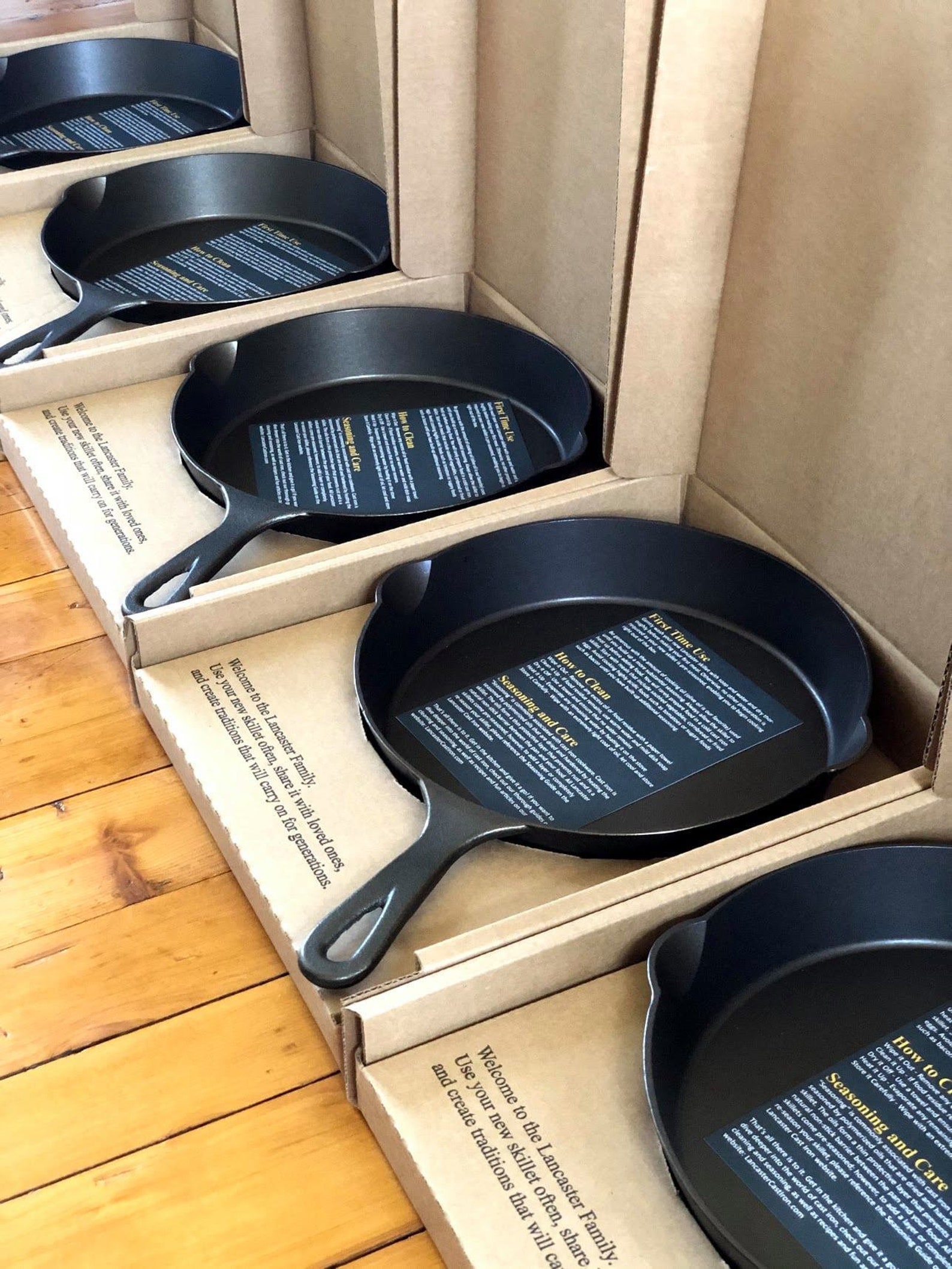 No. 8 Lancaster Cast Iron Skillet 10.5 Smooth Lightweight Etsy