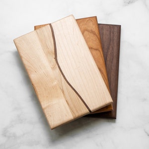 Handmade Cutting Board and Serving Boards Cherry, Maple, and Walnut Made in Pennsylvania image 2