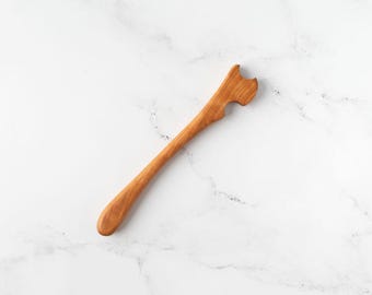 Wooden Oven Rack Puller - 10” Push Pull for Baking, Made in the USA with Pennsylvania Black Cherry Wood - Handmade Oven Rack Helper Stick