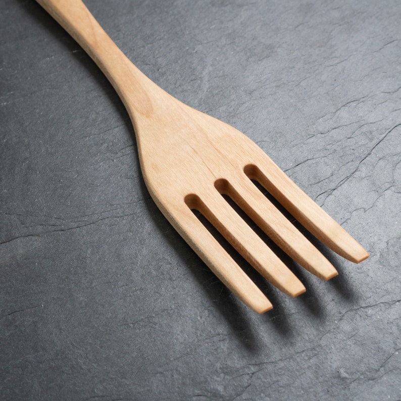 Handmade Wooden Pasta Fork 12 Made in the USA Etsy