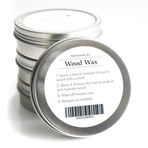 Board and Spoon Wood Wax 2 oz biologische bijenwas en minerale olie conditioner en houtboter, gemaakt in de VS afbeelding 4