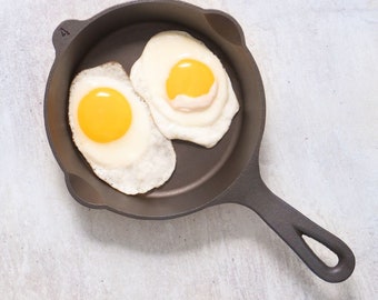 No. 4 Lancaster Cast Iron Skillet - 7” Smooth, Lightweight Pan made in the USA