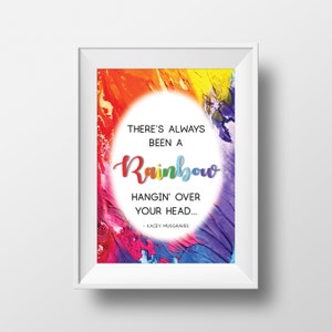 Regenbogen Druck