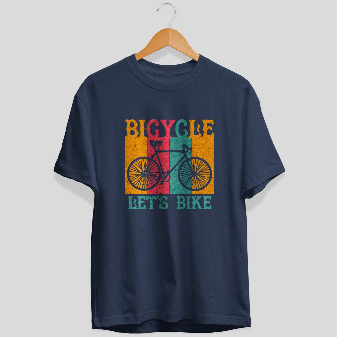 Deja que la camiseta de la bicicleta camisetas de estilo Etsy