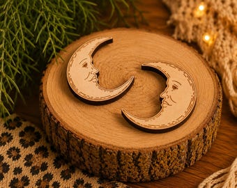 Holz Magnet, Bürodeko, Kühlschrank Magnet, kleines Geschenk, Geschenkidee, Boho Deko, Holzdeko, Gastgeschenk, Magnet Set, Geschenk aus Holz