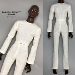 PDF Pattern - Fashion Royalty Homme Original Bodice Pattern - only pattern - gaguri studio
